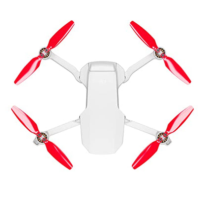 Master Airscrew Stealth Propellers for DJI Mini 2, Mini 2 SE, Mini SE & Mini 4K - Red, 4 propellers in set - color: Red