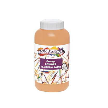 Colorations Powder Tempera Paint, Orange, 1 lb, Ages 4+, PreK+ - color: Orange