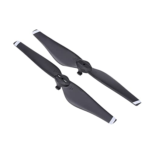 2Pairs Air Props Blade, CW CCW Quick Release Carbon Fiber Propeller Blades RC Drone Quadcopter Accessory for Air (White Stripe)