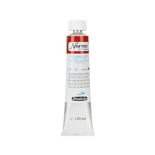 Schmincke Norma Blue cadmium red medium 120 ml, 21 311 012 - style: cadmium red hue medium