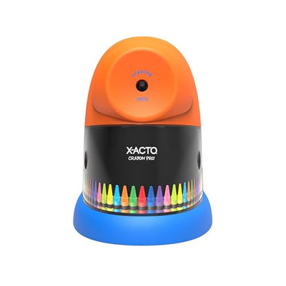 X-ACTO Crayon Pro Electric Sharpener, SafeStart Automatic Motor, 1 Count - Great for Home or School Classroom Use