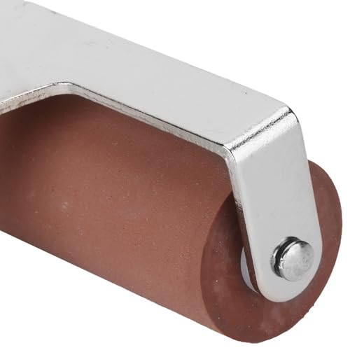 Anu Limen Soft Rubber Brayer High-Elasticity Roller for Printmaking,Scrapbooking & Art Crafts, Even Ink Application, Non-Slip Handle(15cm) - size: 15cm