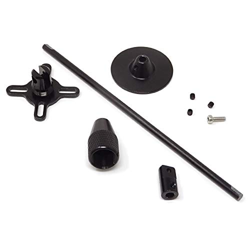 Honbay CNC Aluminum GPS Folding Antenna Base Mount Holder Bracket for DJI Quadcopter Multicopter (Black)