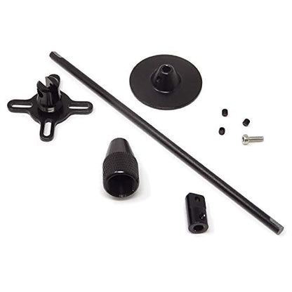 Honbay CNC Aluminum GPS Folding Antenna Base Mount Holder Bracket for DJI Quadcopter Multicopter (Black)