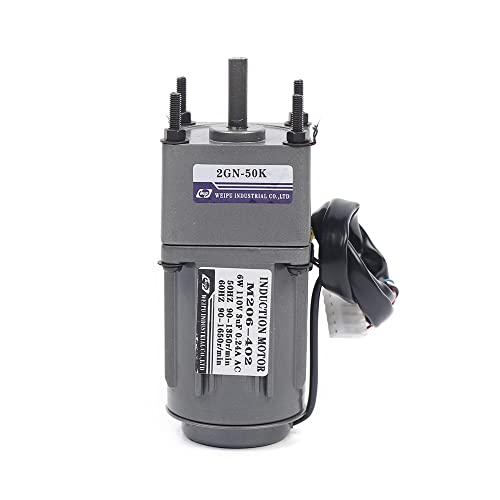 0-27RPM 6W 50K Variable Speed AC Gear Reduction Motor with Controller - color: 6W 50K