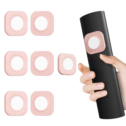 Magnetic Remote Control Holder Wall Mount for TV Fan 6 Pack Pink - color: 6 Pink, size: Square