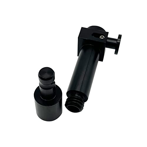 Quick Release Adapter With A Leic Style Aluminum GNSS RTK GPS Quick Release Adapter For Prism Pole - color: Black