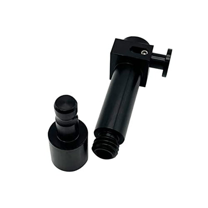 Quick Release Adapter With A Leic Style Aluminum GNSS RTK GPS Quick Release Adapter For Prism Pole - color: Black