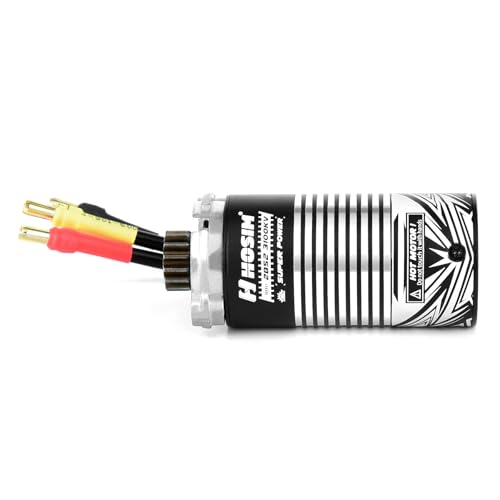 Hosim Upgraded 2852 3100KV Brushless Motor for Hosim X07W X07 X08 X15W 1/10 RC Cars High Speed Remote Control Car, Compatible with Most of 1:10 Scale RC Truck Waterproof Motor Replacement Parts