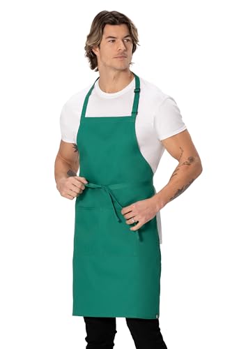 Chef Works Unisex Butcher Apron - color: Kelly Green