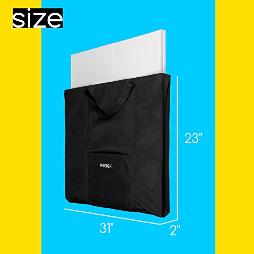 MEEDEN Art Portfolio Bag: 23 x 31 Inch Black Canvas Portfolio Case - size: 23" X 31"