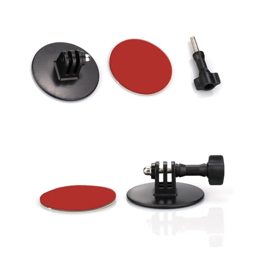 2 Pack Action Camera Skateboard Mount Holder Bracket Strong Adhesive Surf Mounts for Gopro DJI Action Insta360 Skateboards Longboard Paddle Board Surfboard Paddleboard Kayak Underwater Camera
