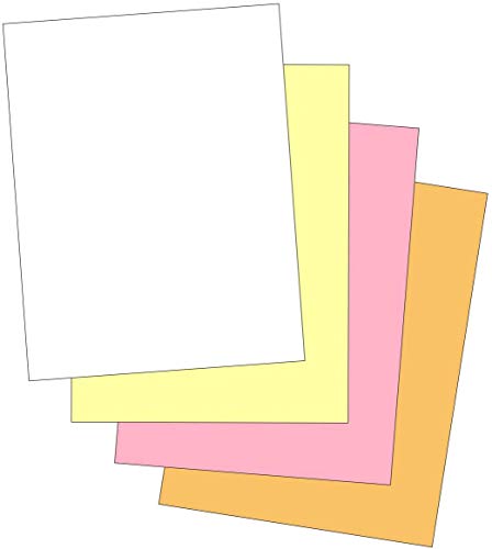 NextDayLabels Carbonless NCR Paper, 4 Part Reverse #5915, 8.5" x 11" - size: 8-1/2" x 11" 4 Part Reverse, 5915