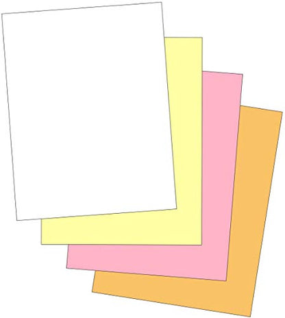 NextDayLabels Carbonless NCR Paper, 4 Part Reverse #5915, 8.5" x 11" - size: 8-1/2" x 11" 4 Part Reverse, 5915
