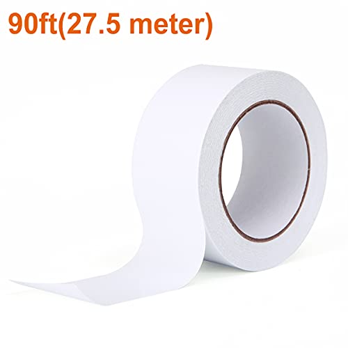Double Sided Tape, 2 Inch x 90Ft Two Sided Adhesive Tape (1 Roll) - size: 2 inch (1 roll)