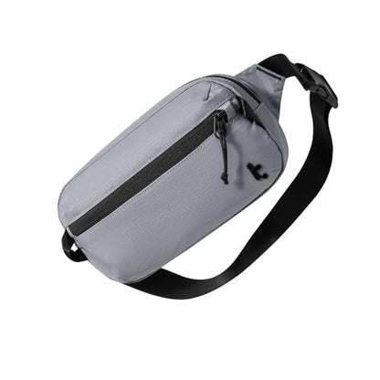tomtoc 1.5L Sling Bag with RFID Blocking Crossbody Chest Pack for Men Women - color: Light Gray, size: 1.5L