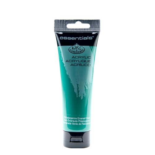 Royal & Langnickel Essentials Acrylic Tube Paint, 120ml, Phthalocyanine Emerald Green - color: Emerald