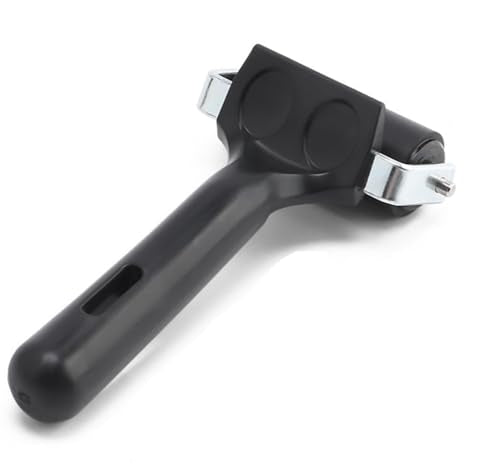 2.4 Inch Rubber Brayer Roller Printmaking Brayers, Braided Rolle, Black Ink Roller Tool for Crafting Wallpapers Stamping Gluing Application Printmaking(Black)