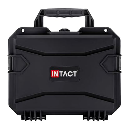 Eylar 13.8" Intact Series Compact Hard Camera Case, Lightweight and Durable Stacker Design with Foam - color: Black