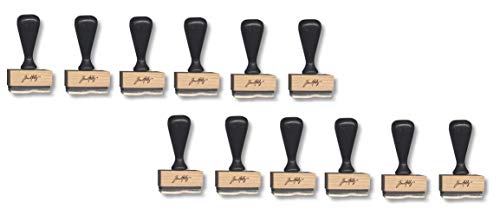 Ranger Tim Holtz Bundle Alcohol Ink Applicator Stamp Handle 12 pk Rectangle Blending Tool Big Pack