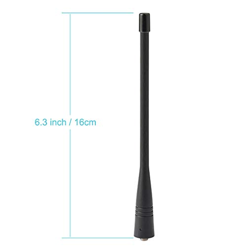 Bingfu UHF 400-470MHz Walkie Talkie SMA Female Antenna Replacement 2-Pack