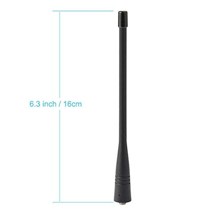 Bingfu UHF 400-470MHz Walkie Talkie SMA Female Antenna Replacement 2-Pack