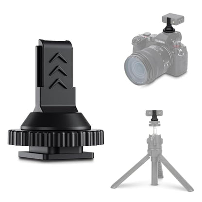 JJC Cold Shoe Mount Adapter for DJI Mic, Fits Canon Nikon Sony Cameras - size: For DJI Mic Receiver