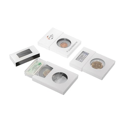 Lighthouse - Pack of 5 Single Slab Storage Boxes - Compatable with PCGS, NGC, ANACS with INTERCEPT Technology Corrosion Protection (2 5/8" x 1/2" x 3 1/2")