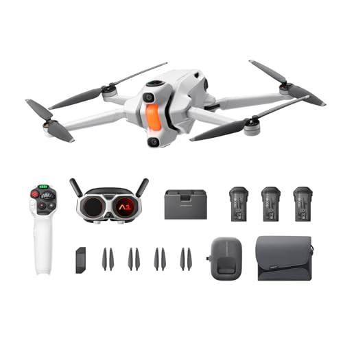 Antigravity A1 Infinity Bundle with Antigravity Care 2-Year - 8K 360 Drone for Immersive Flight, Point-to-Fly Motion Control, Obstacle Avoidance, Deep Track, Auto Return, 10km Transmission, Auto Edit