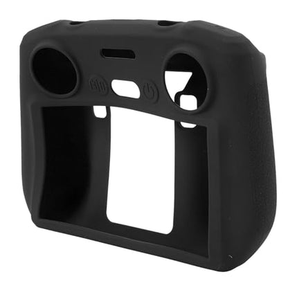 Silicone Protective Cover Case for Mini 4 Pro Air 3 RC 2, Shockproof Protective Case Compatible with Mini 4 Pro Air 3 RC 2 Controller Accessories, Comfortable Grip (Black)