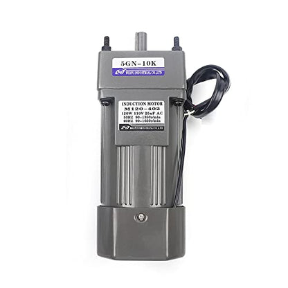 0-135RPM 120W 10K Variable Speed AC Gear Reduction Motor with Controller - color: 120W 10K