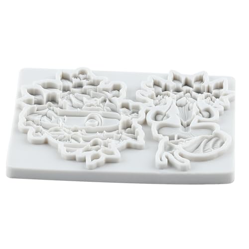 Mushroom Honeycomb Polymer Clay Mold Snail Flower Silicone Molds - color: Style L