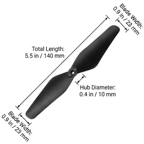 Drone Propellers Set, 58-121mm Mini Brushless Blades, Suitable for Assembling Various Drone Accessories (Medium Folding Fan Blade) - style: Medium folding fan blade