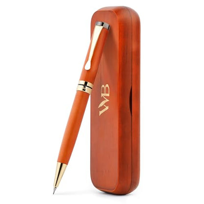 Wordsworth & Black Luxury Bamboo Wood Mechanical Pencil 0.7mm for Drafting - color: Cherry Wood