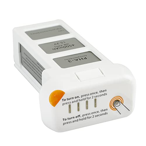 ExpertPower Replace DJI Phantom 3 Battery, 15.2V 4500mAh Battery for Phantom 3, DJI Phantom 3 Pro, DJI Phantom 3 Advanced, DJI Phantom 3 4K, and DJI Phantom3 SE Standard Intelligent Flight Battery