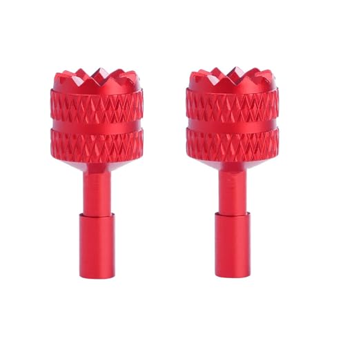 1 Pair Controller Stick Replacement Joystick for DJI RC/RC 2，Remote Controller Aluminium Thumb Sticks for DJI Mini 3 Pro/Mini 4 Pro/Air 3 Accessories(Red)
