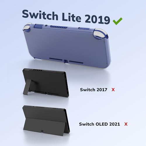 Younik Switch Lite Case, 14 in 1 Accessories Kit for NS Switch Lite (2019) - color: Blue