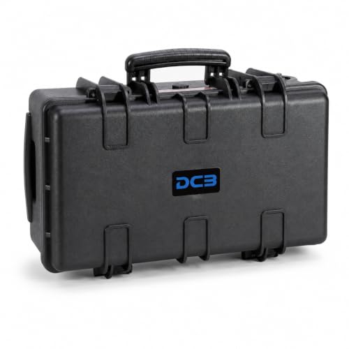 DCB Cases - Element 5573F Waterproof Hard Case with Foam Insert - IP67 Dustproof | Impact-Resistant | 22 x 14 x 10 Ext Dim | Pressure Valve | Protective Equipment Storage Case with Pick & Pluck Foam