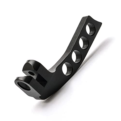Sliver Aluminum Alloy Neck Strap Balancer with 4 Holes for RC Transmitter Flysky Futaba (Horizontal Hang)