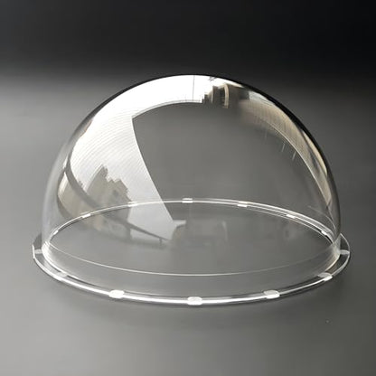 6 Inch Weatherproof Acrylic Clear Camera Dome Cover, CCTV Replacement Transparent Lens Cap, Surveillance Security Camera Protective Shield, 152mm Outer Diameter, 85mm Height