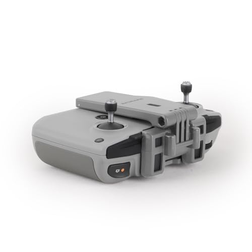 Adjustable Tablet Extended Bracket Holder for DJI Neo /Mini4 Pro/AIR3S Drone Remote Controller RC-N1/RC-N2 Remote Controller iPad Mount Holder (Grey) - color: Grey