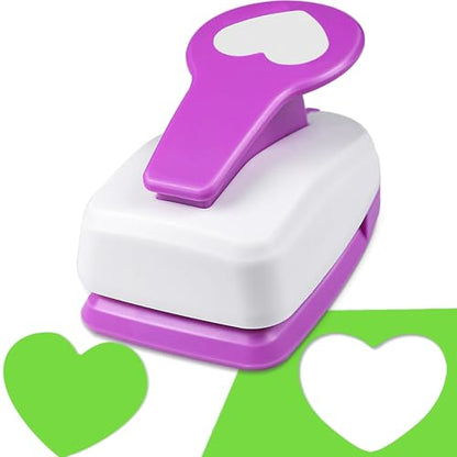 Heart Shaped Hole Punch, 2 inch Heart Punches for Paper Crafts - style: Heart