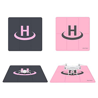 VCUTECH Drone Landing Pad 25 inch(65cm) with USB C Type C to USB C Cable for DJI Mini 2/Air 2S/Mavic Air 2/Mavic 3 Remote Controller OTG Extension