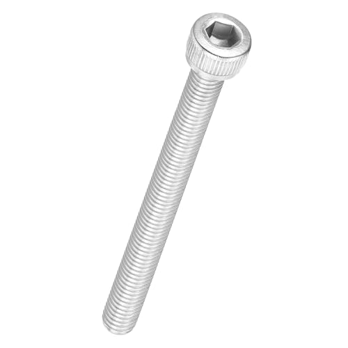 Socket Head Cap Screws M5-0.8x55mm 304 Stainless Steel Silver 10pcs - size: M5-0.8x55mm