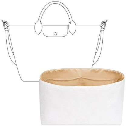 Purse Organizer Compatible with Le-Pliage Energy Small - color: Vanile, size: Fits Energy S