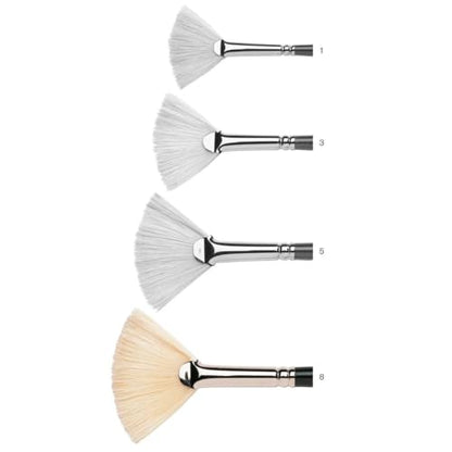 Winsor & Newton Winton Hog Fan Bristle Brush, #8 - size: #8, style: Fan