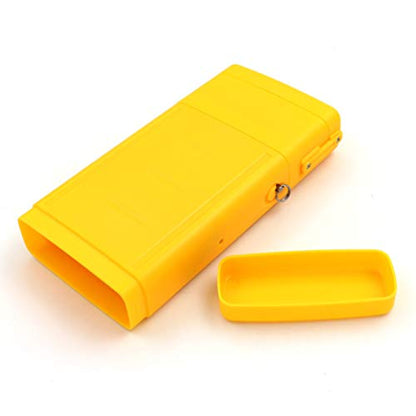 CUESOUL ANTIE Hard Dart Case, Holds 6 Steel/Soft Tip Darts & Extra Tips, Shafts & Flights, Durable Use - color: Solid Yellow