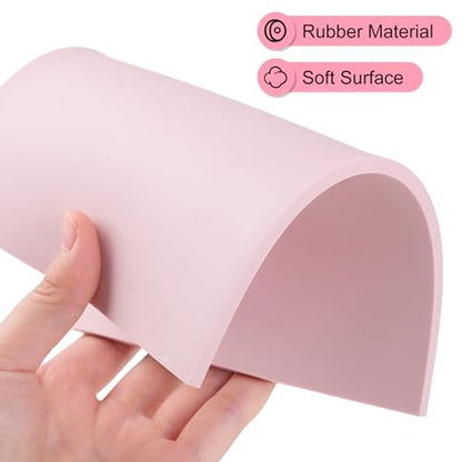 8 Pack Pale Pink Linoleum Blocks for Printmaking, 8 x 6 Inch - size: 8"x6"
