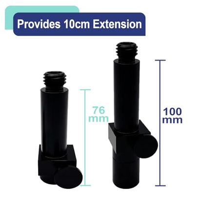 Quick Release Adapter With A Leic Style Aluminum GNSS RTK GPS Quick Release Adapter For Prism Pole - color: Black