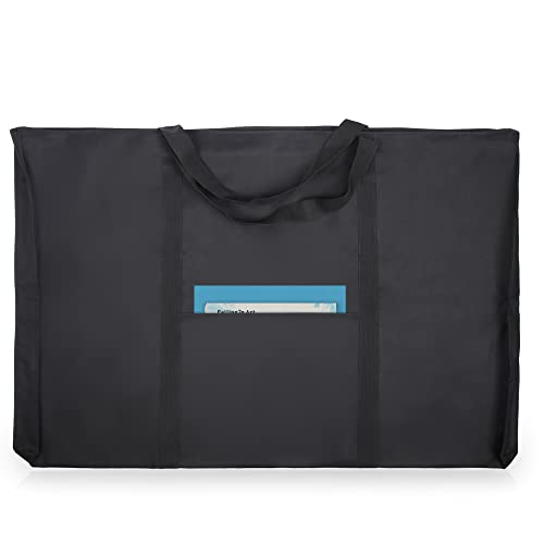 JJRING Dacron Art Portfolio Tote Bag 25'' x 37'' For 24'' x 36'' Black - size: 24''*36''